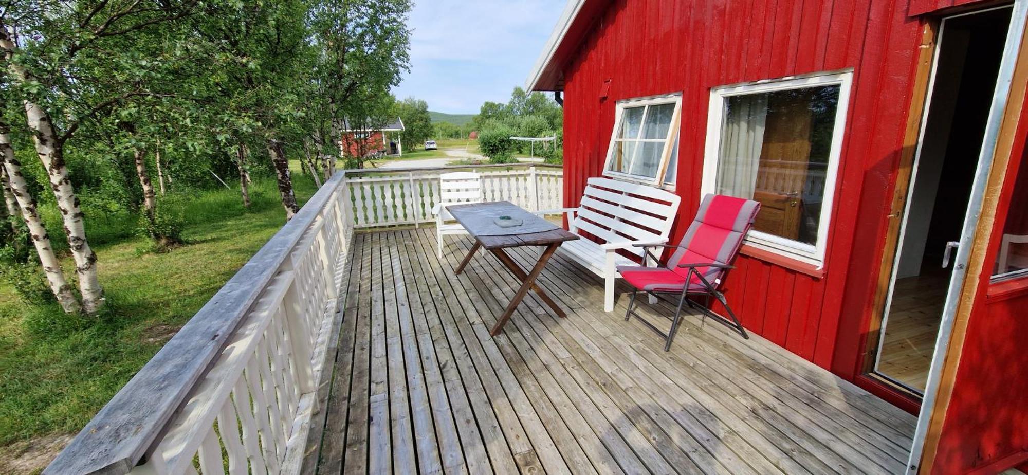 Bungalaven Lodge As Børselv Buitenkant foto